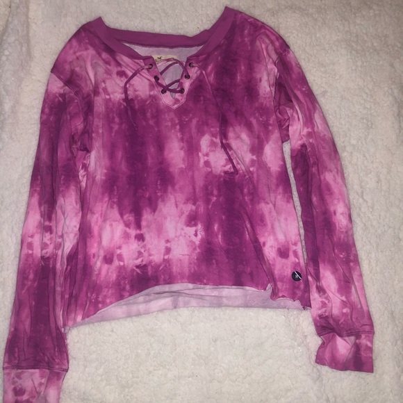 Hollister Tye dye Crop Top - Picture 3 of 3